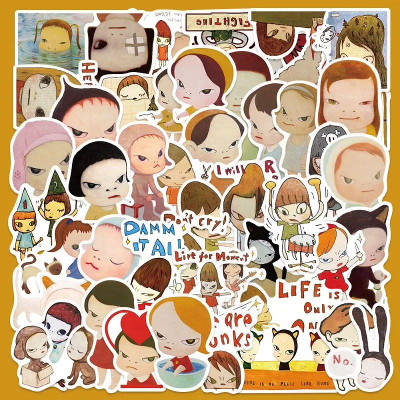 50 шт., креативные наклейки в стиле японского художника Yoshitomo Nara, граффити, подходят для шлема, настольного украшения стен, наклейки «сделай сам»
50 шт., креативные наклейки в стиле японского художника Yoshitomo Nara, граффити, подходят для шлема, настольного украшения стен, наклейки «сделай сам»
