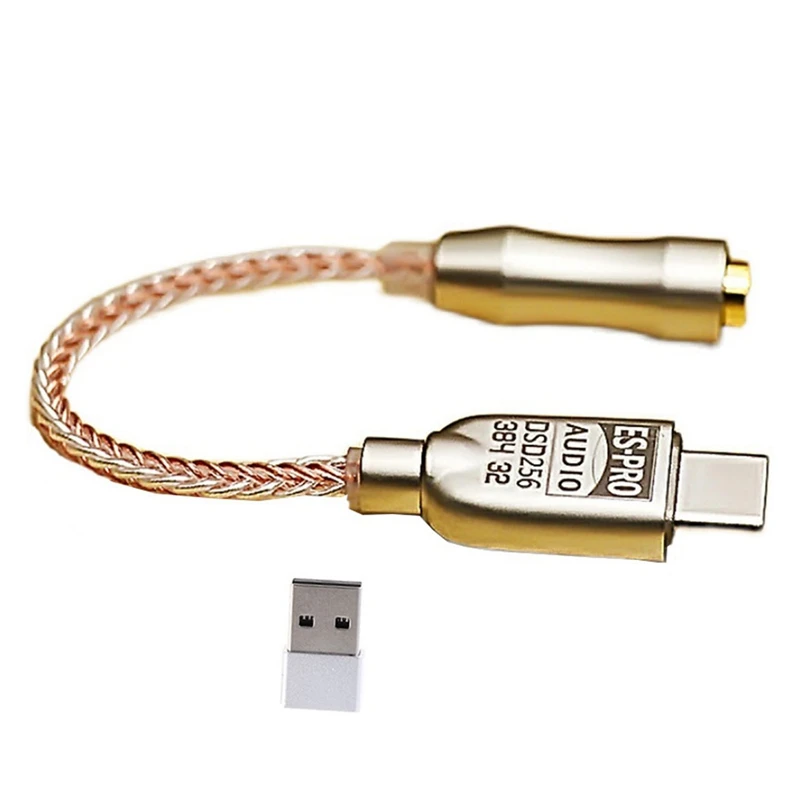 ES9138 портативный декодирующий DAC усилитель для наушников типа C до 3,5 мм 8 ядер из стерлингового серебра для Android ПК 384K 32 бит DSD256
ES9138 портативный декодирующий DAC усилитель для наушников типа C до 3,5 мм 8 ядер из стерлингового серебра для Android ПК 384K 32 бит DSD256