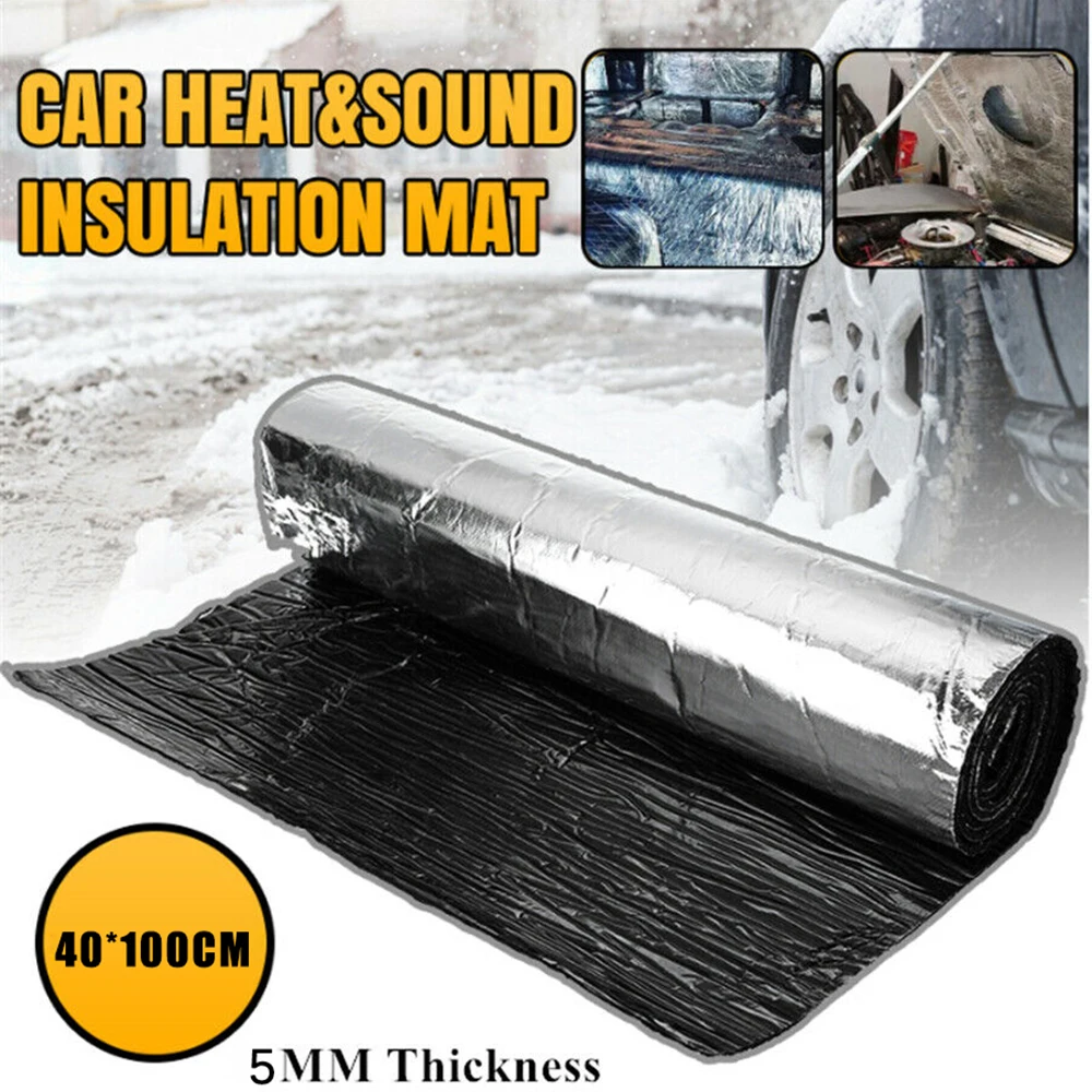 100*40cm 5mm Car Hood Engine Firewall Heat Mat Sound Noise Insulation Deadener Thick Acoustic Absorption Heatproof Soundproof
100*40cm 5mm Car Hood Engine Firewall Heat Mat Sound Noise Insulation Deadener Thick Acoustic Absorption Heatproof Soundproof