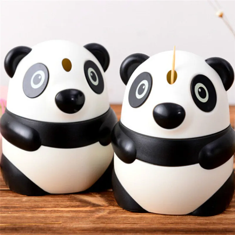 Creative Automatic Toothpick Holder Cartoon Panda Box Fashion Personality Cute Feature Panda Toothpick Holder Toothpicks Box
Creative Automatic Toothpick Holder Cartoon Panda Box Fashion Personality Cute Feature Panda Toothpick Holder Toothpicks Box