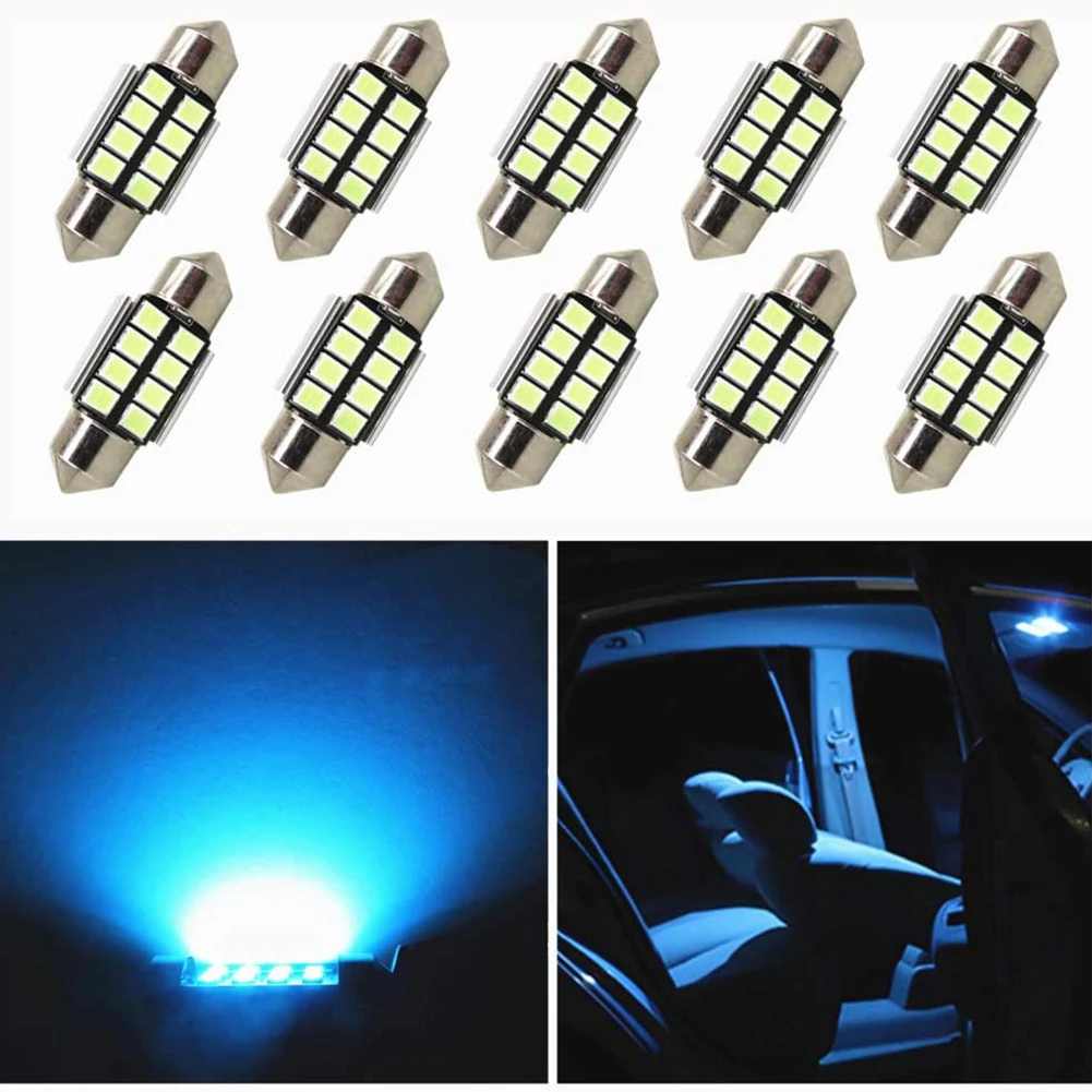 10pcs 31/36mm Car License Plate Light Automobile Truck Festoon LED Dome Lamp Lighting Bulb Replacement Accessory
10pcs 31/36mm Car License Plate Light Automobile Truck Festoon LED Dome Lamp Lighting Bulb Replacement Accessory
