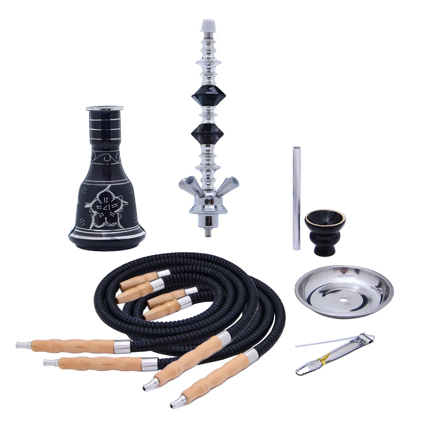 Narguile Club 4 Pipe Set Chicha Party Completo Pipa Hoses Shisha Hookah Accessories Cachimba Smoking Sisha Glass
Narguile Club 4 Pipe Set Chicha Party Completo Pipa Hoses Shisha Hookah Accessories Cachimba Smoking Sisha Glass