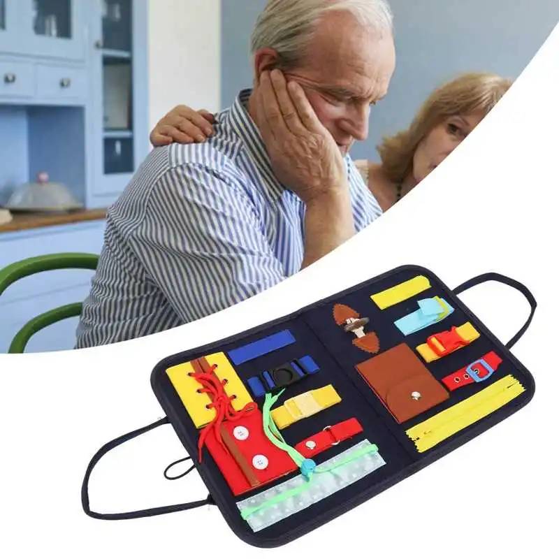 Sensory Busy Board Children Intellectual Development Anxiety Relief Alzheimers Dementia Products for Kids Senior
Sensory Busy Board Children Intellectual Development Anxiety Relief Alzheimers Dementia Products for Kids Senior