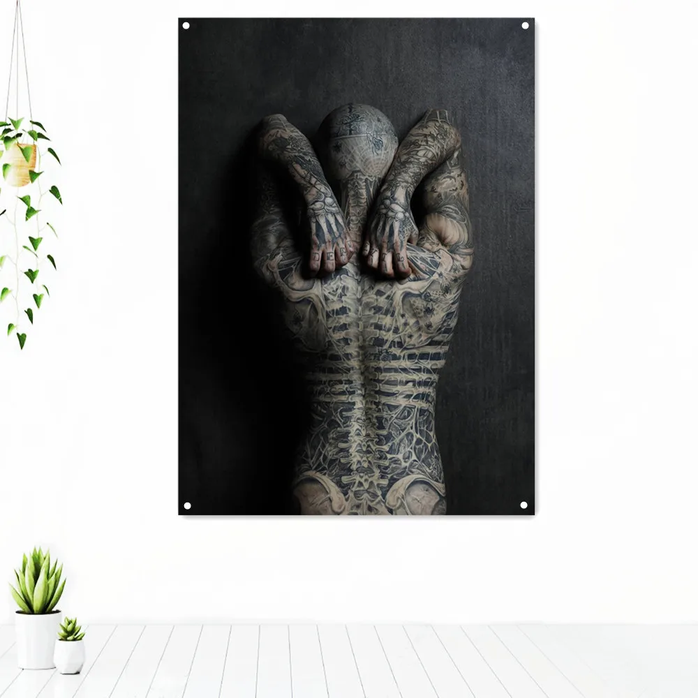 Boys With Tattoos on Back Vintage Decorative Banner Wall Art Old School Tattoo Artworks Poster Wall Hanging Flag Canvas Painting
Boys With Tattoos on Back Vintage Decorative Banner Wall Art Old School Tattoo Artworks Poster Wall Hanging Flag Canvas Painting