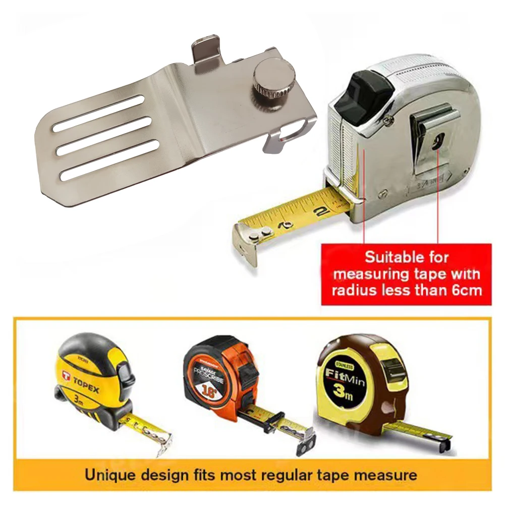Tape Measures Fixed Clip Easy To Mark Scribing Drawing Lines Flexible Ruler Position Clamp Measuring Gauging Attachment Tools
Tape Measures Fixed Clip Easy To Mark Scribing Drawing Lines Flexible Ruler Position Clamp Measuring Gauging Attachment Tools