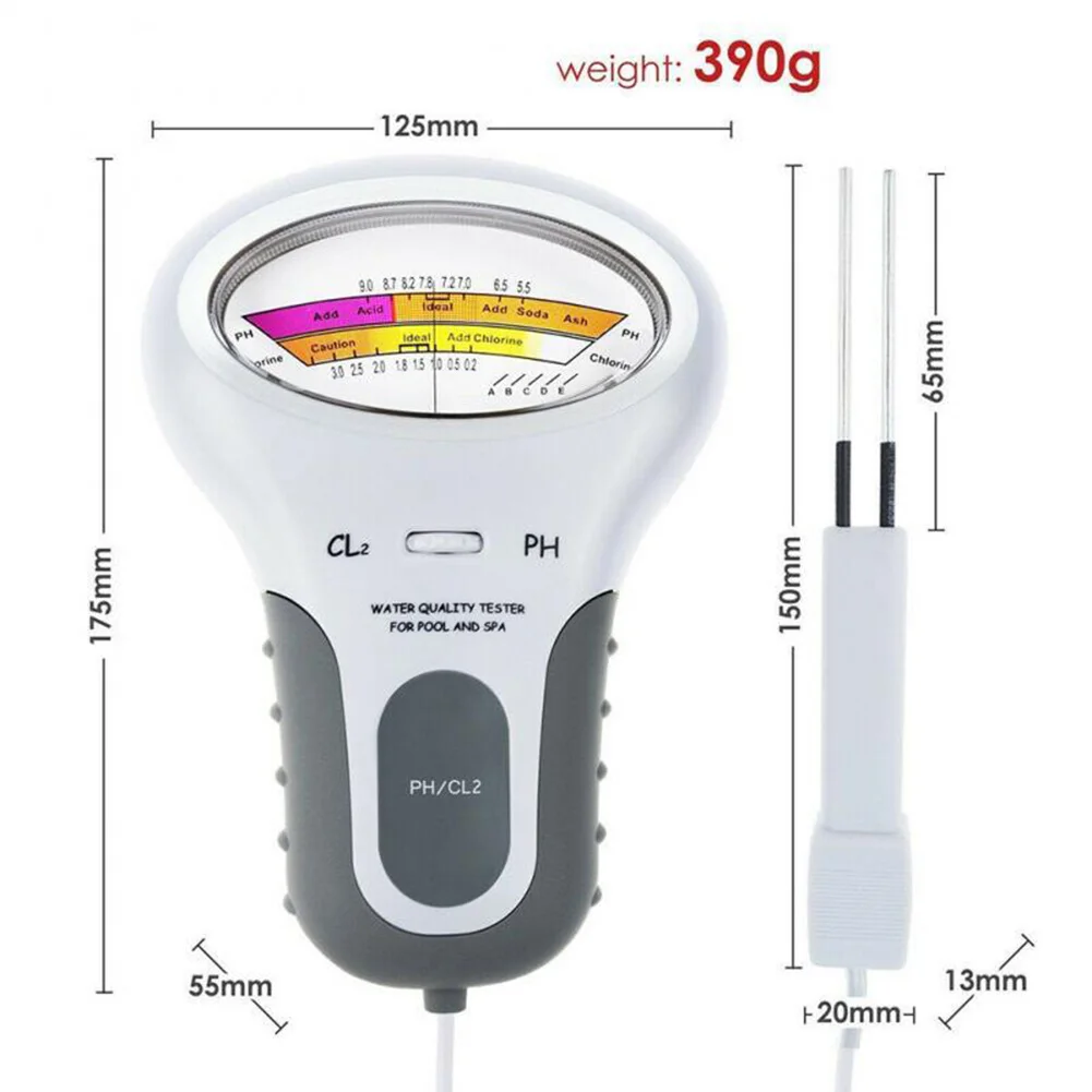 Tester Tool Cl2 Tester 1 Pcs 1 X AA Alkaline Battery 1 X Sand Paper 1 X User Manual Swimming Pool Water Quality
Tester Tool Cl2 Tester 1 Pcs 1 X AA Alkaline Battery 1 X Sand Paper 1 X User Manual Swimming Pool Water Quality