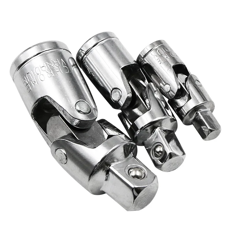 Universal Socket 1/4", 3/8", 1/2" Extension Rod Adapter Kit for Fittings Ratchet Angle Manual and Pneumatic Adapter Socket Tool 
Universal Socket 1/4", 3/8", 1/2" Extension Rod Adapter Kit for Fittings Ratchet Angle Manual and Pneumatic Adapter Socket Tool