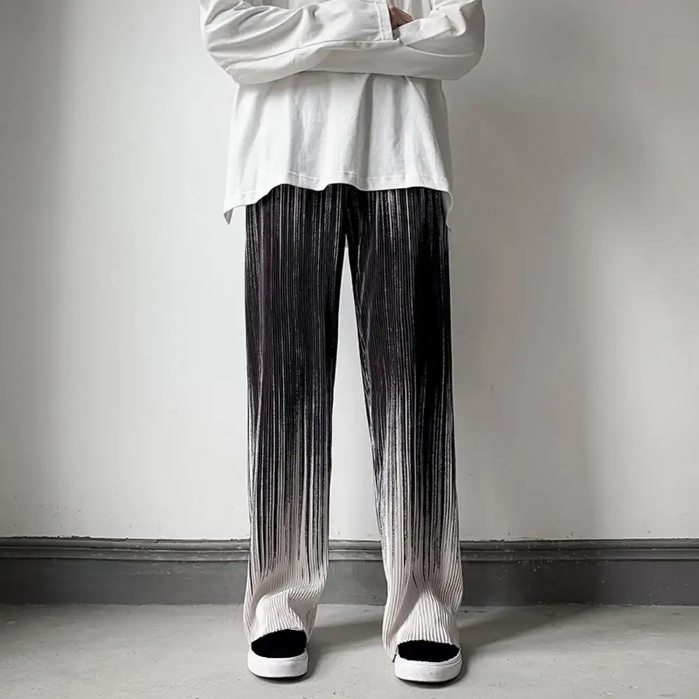 Trendy Men Trousers Hip Hop Men Pants Gradient Color Color Matching Men Pants Match Top
Trendy Men Trousers Hip Hop Men Pants Gradient Color Color Matching Men Pants Match Top