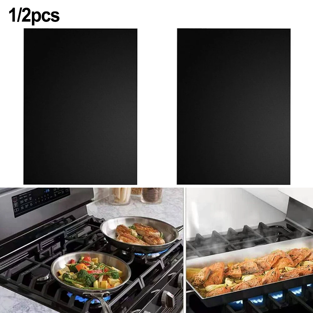 1/2pcs Black Gas Stove Cleaning Pad Protective Pad Anti Dirt Pad Stove Lining Heat Resistance Can Be Cut Reusable Multi Function
1/2pcs Black Gas Stove Cleaning Pad Protective Pad Anti Dirt Pad Stove Lining Heat Resistance Can Be Cut Reusable Multi Function