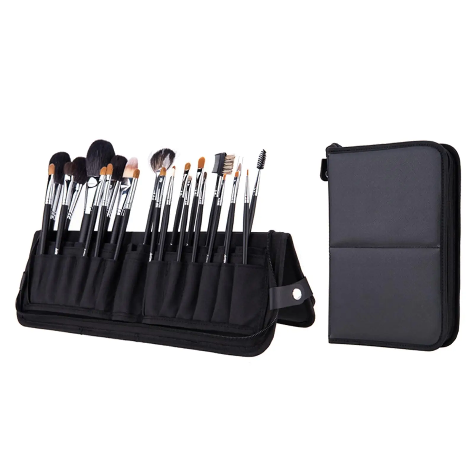Professional Makeup Brush Case Black Compact Brush Holder Makeup Handbag for Eyebrow Pencil Makeup Artist Women Girls Home Use
Professional Makeup Brush Case Black Compact Brush Holder Makeup Handbag for Eyebrow Pencil Makeup Artist Women Girls Home Use