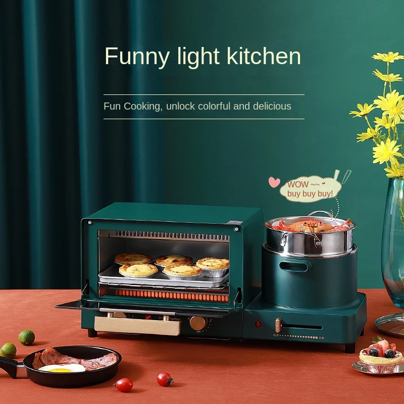 Multi-Function Breakfast Maker Oven Stew-Pan Steamer Integrated Independent Control
Multi-Function Breakfast Maker Oven Stew-Pan Steamer Integrated Independent Control