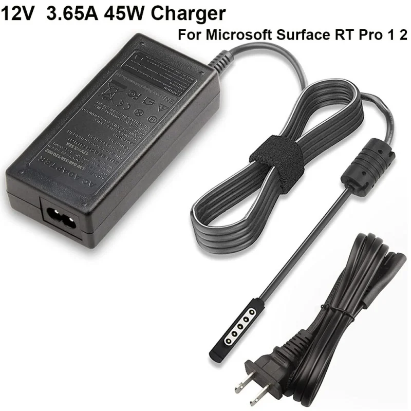 Surface Pro 1 Pro 2 Pro RT Charger Power Supply Adapter 45W 12V 3.58A Charger fit Microsoft Surface 1512 1536 1601 i5 i7 Tablet
Surface Pro 1 Pro 2 Pro RT Charger Power Supply Adapter 45W 12V 3.58A Charger fit Microsoft Surface 1512 1536 1601 i5 i7 Tablet