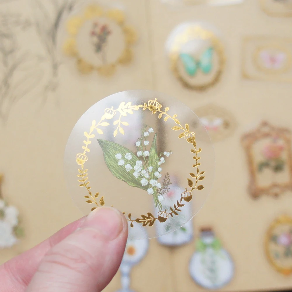 28pcs Gold Baroque Frame Butterfly Rose Lily of The Valley Style PVC Sticker Scrapbooking DIY Gift Packing Label Decoration Tag
28pcs Gold Baroque Frame Butterfly Rose Lily of The Valley Style PVC Sticker Scrapbooking DIY Gift Packing Label Decoration Tag