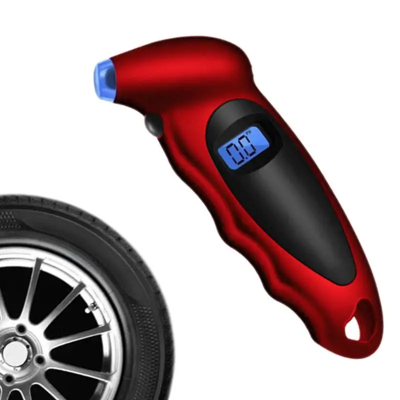 

Tire Gauges For Tire Pressure 100 PSI 4 Settings Digital Air Pressure Gauge Car Tyre Accessories With Backlit LCD Display For