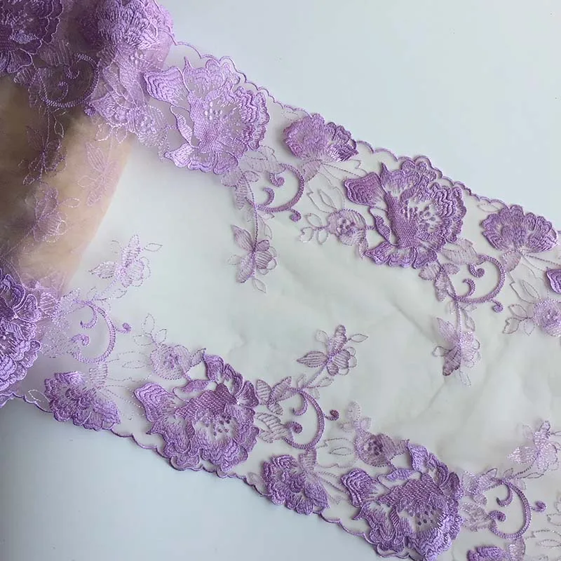 20Yards Bilateral Embroidered Tulle Mesh Lace Trim DIY Dress Sewing Craft Soft Embroidery Laces Fabric for Lingerie Dress
20Yards Bilateral Embroidered Tulle Mesh Lace Trim DIY Dress Sewing Craft Soft Embroidery Laces Fabric for Lingerie Dress