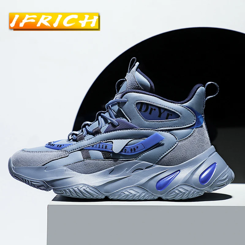 Super Cool Leisure Sport Shoe for Men White Blue Walking Shoes Mens High Top Training Shoes Mens Thick Bottom Sport Sneakers
Super Cool Leisure Sport Shoe for Men White Blue Walking Shoes Mens High Top Training Shoes Mens Thick Bottom Sport Sneakers