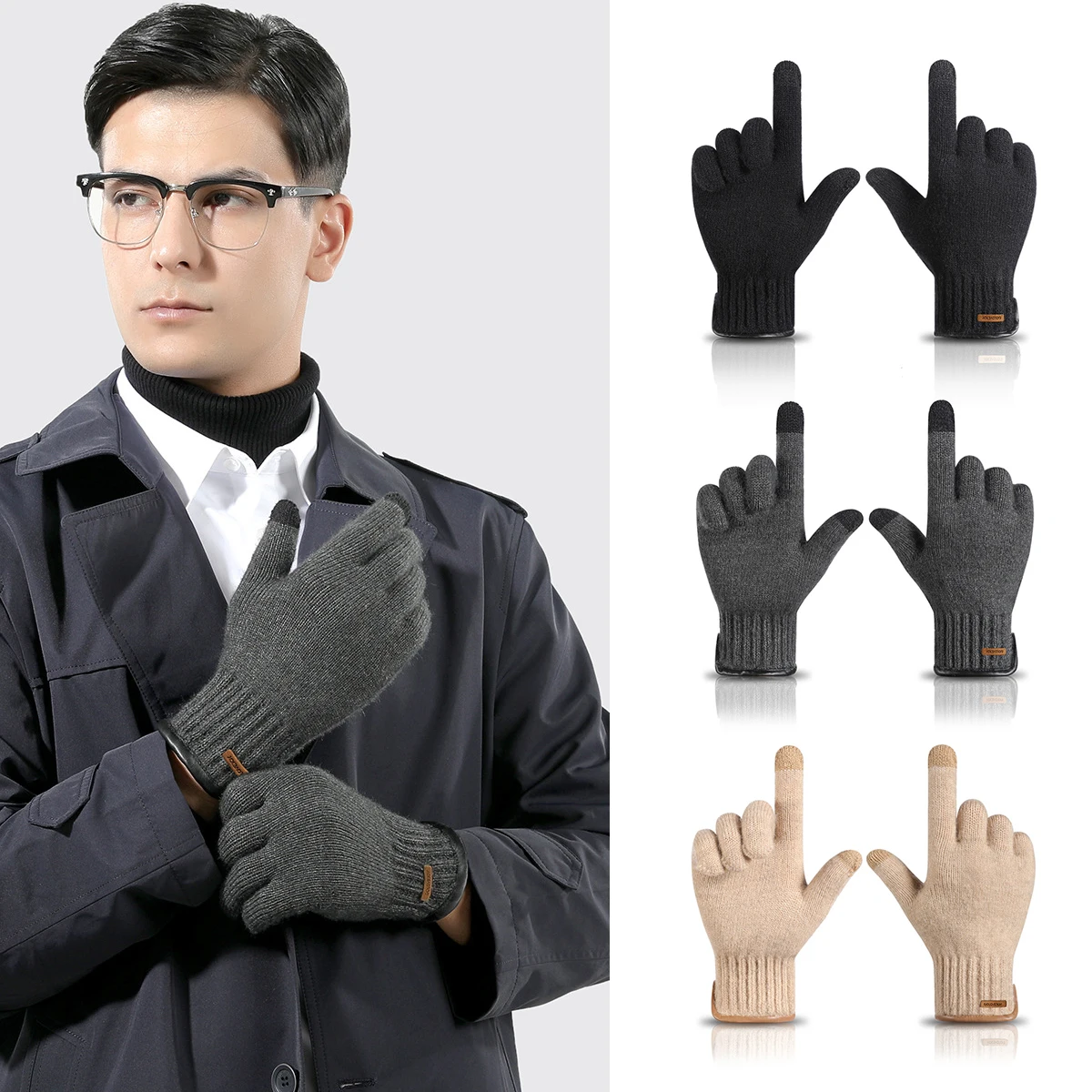 Unisex Wool Knitted Full Finger Gloves Winter Warm Touchscreen Gloves Half Finger Outdoor Sports Bike Cycling Hiking Knit Gloves
Unisex Wool Knitted Full Finger Gloves Winter Warm Touchscreen Gloves Half Finger Outdoor Sports Bike Cycling Hiking Knit Gloves