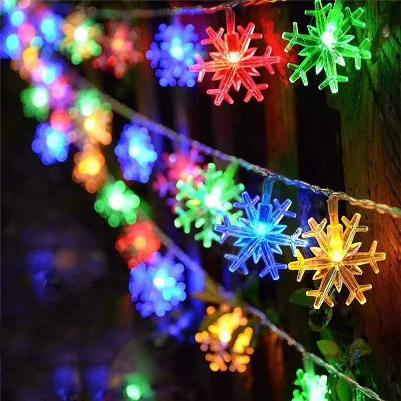 Christmas LED Snowflakes Star String Lights Christmas Garland USB Powered Fairy Lighting Strings Lamps for Xams Tree Decor
Christmas LED Snowflakes Star String Lights Christmas Garland USB Powered Fairy Lighting Strings Lamps for Xams Tree Decor