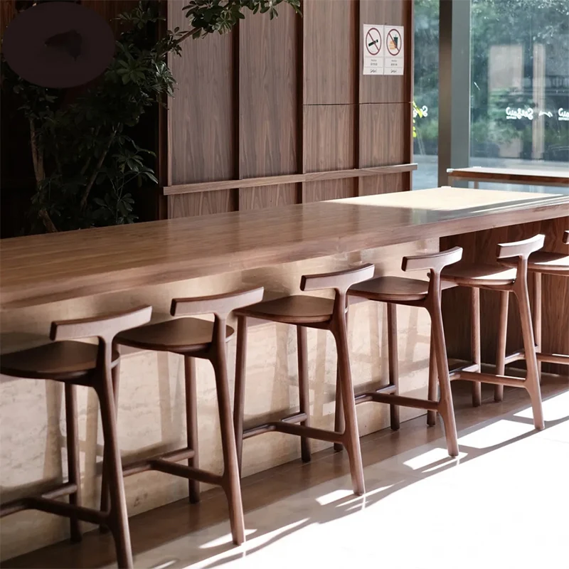 Nordic High Design Dining Chairs Kitchen Bar Design Wooden Fashionable Bar Stool Home Living Room Taburetes Para Bar SY50GM
Nordic High Design Dining Chairs Kitchen Bar Design Wooden Fashionable Bar Stool Home Living Room Taburetes Para Bar SY50GM