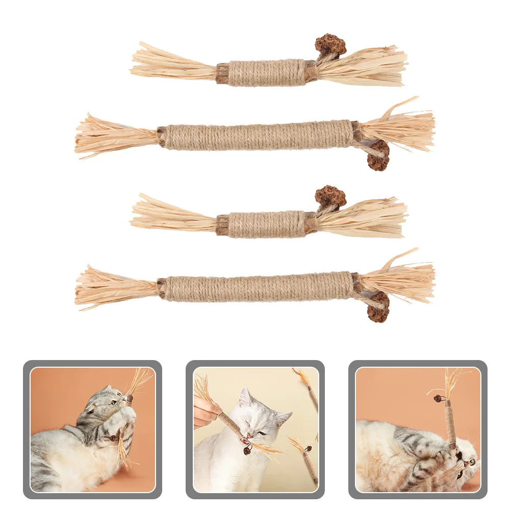4 Pcs Cat Teaser Toy Molar Toy Kitten Indoor Toys Kitten Teaser Cat Plaything Home Interior Accessories Pet Chewing Toy Kitten
4 Pcs Cat Teaser Toy Molar Toy Kitten Indoor Toys Kitten Teaser Cat Plaything Home Interior Accessories Pet Chewing Toy Kitten
