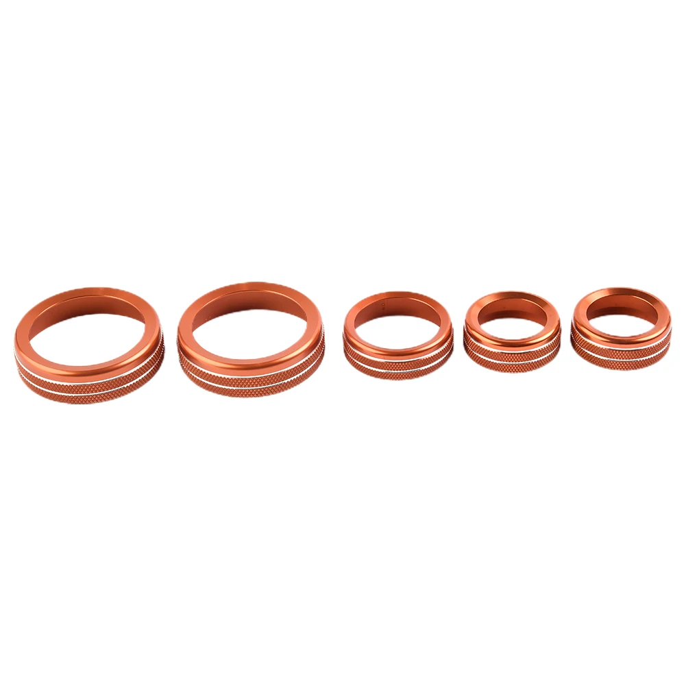 Durable High Quality Replacement Useful Brand New Trim Ring Part Orange 5Pcs/Set Aluminum Alloy Center Console
Durable High Quality Replacement Useful Brand New Trim Ring Part Orange 5Pcs/Set Aluminum Alloy Center Console