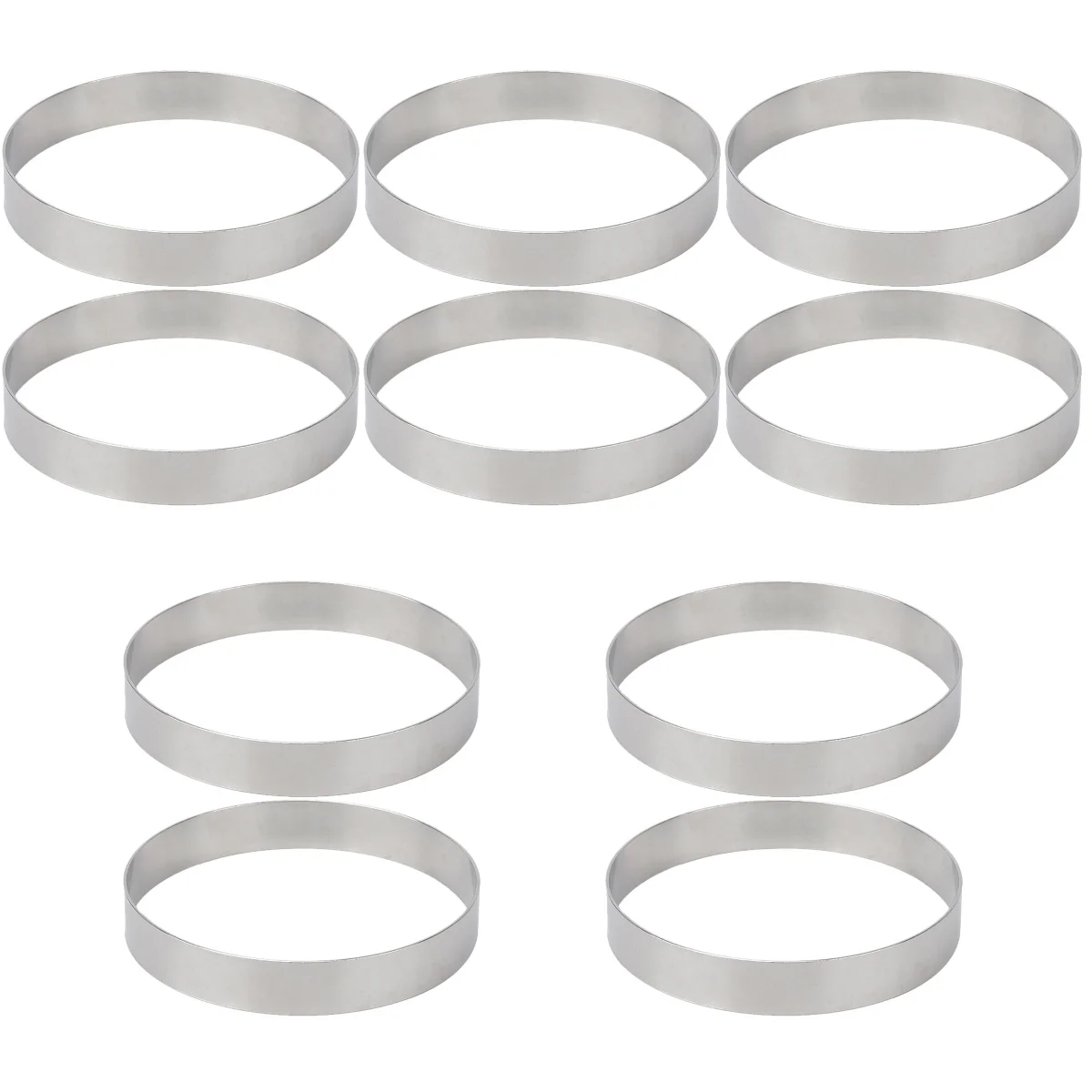 10 pcs Reusable Pizza Rings Multi-function Pastry Ring Household Baking Cake Ring
10 pcs Reusable Pizza Rings Multi-function Pastry Ring Household Baking Cake Ring