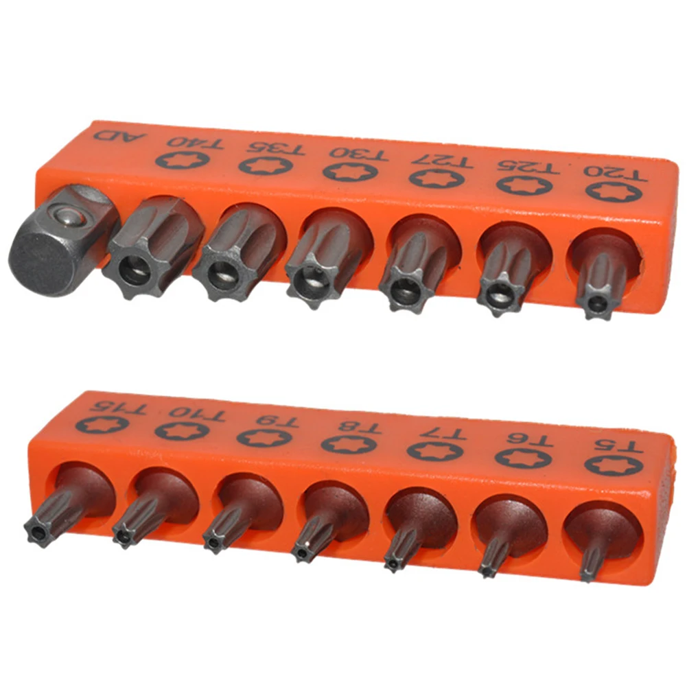 14pcs/Set 25mm Torx Screwdriver Bits With Hole T5-T40 Electric Screw Driver 1/4Inch Adapter Extension Rod Hex Star Spanner Tools
14pcs/Set 25mm Torx Screwdriver Bits With Hole T5-T40 Electric Screw Driver 1/4Inch Adapter Extension Rod Hex Star Spanner Tools