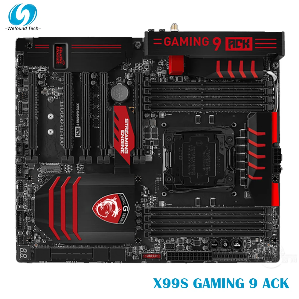 X99S GAMING 9 ACK For Msi Desktop Motherboard LGA 2011-3 DDR4 128G M.2 SATA3 USB3.0 E-ATX Tested Fast Ship
X99S GAMING 9 ACK For Msi Desktop Motherboard LGA 2011-3 DDR4 128G M.2 SATA3 USB3.0 E-ATX Tested Fast Ship