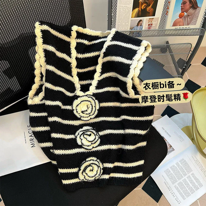 Женский винтажный Трикотажный жилет-туника без рукавов, с V-образным вырезом 
Женский винтажный Трикотажный жилет-туника без рукавов, с V-образным вырезом