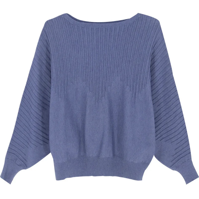 2022 Autumn and Winter Korean Fashion New Bat Sleeve Knitted Sweater Pullover Loose Lazy Wind Sweater Outer Wear Y2k Clothes
2022 Autumn and Winter Korean Fashion New Bat Sleeve Knitted Sweater Pullover Loose Lazy Wind Sweater Outer Wear Y2k Clothes