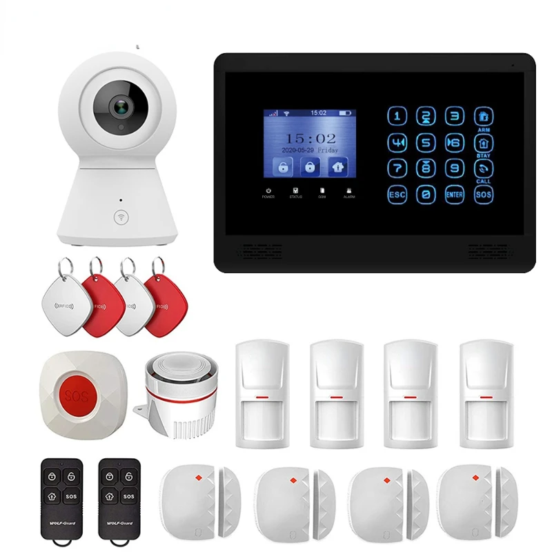 4G Alarm Hub Wireless Home Security WIFI Alarm system support alexa google IFTTT
4G Alarm Hub Wireless Home Security WIFI Alarm system support alexa google IFTTT