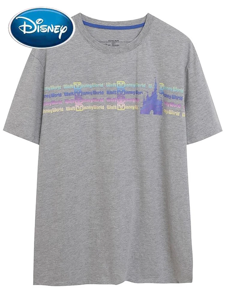 Disney World Letter Mickey Mouse Cartoon Print T-Shirt Fashion Women Short Sleeve O-Neck Tee Tops Femme Gray Streetwear Female
Disney World Letter Mickey Mouse Cartoon Print T-Shirt Fashion Women Short Sleeve O-Neck Tee Tops Femme Gray Streetwear Female