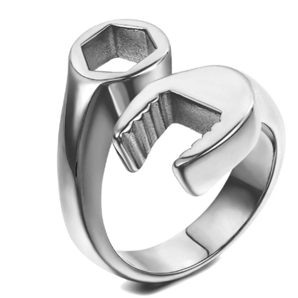 Hot Selling New Wrench Ring European And American Fashion Men's Personality Domineering Luxury Simple Ring Ring Wholesale
Hot Selling New Wrench Ring European And American Fashion Men's Personality Domineering Luxury Simple Ring Ring Wholesale