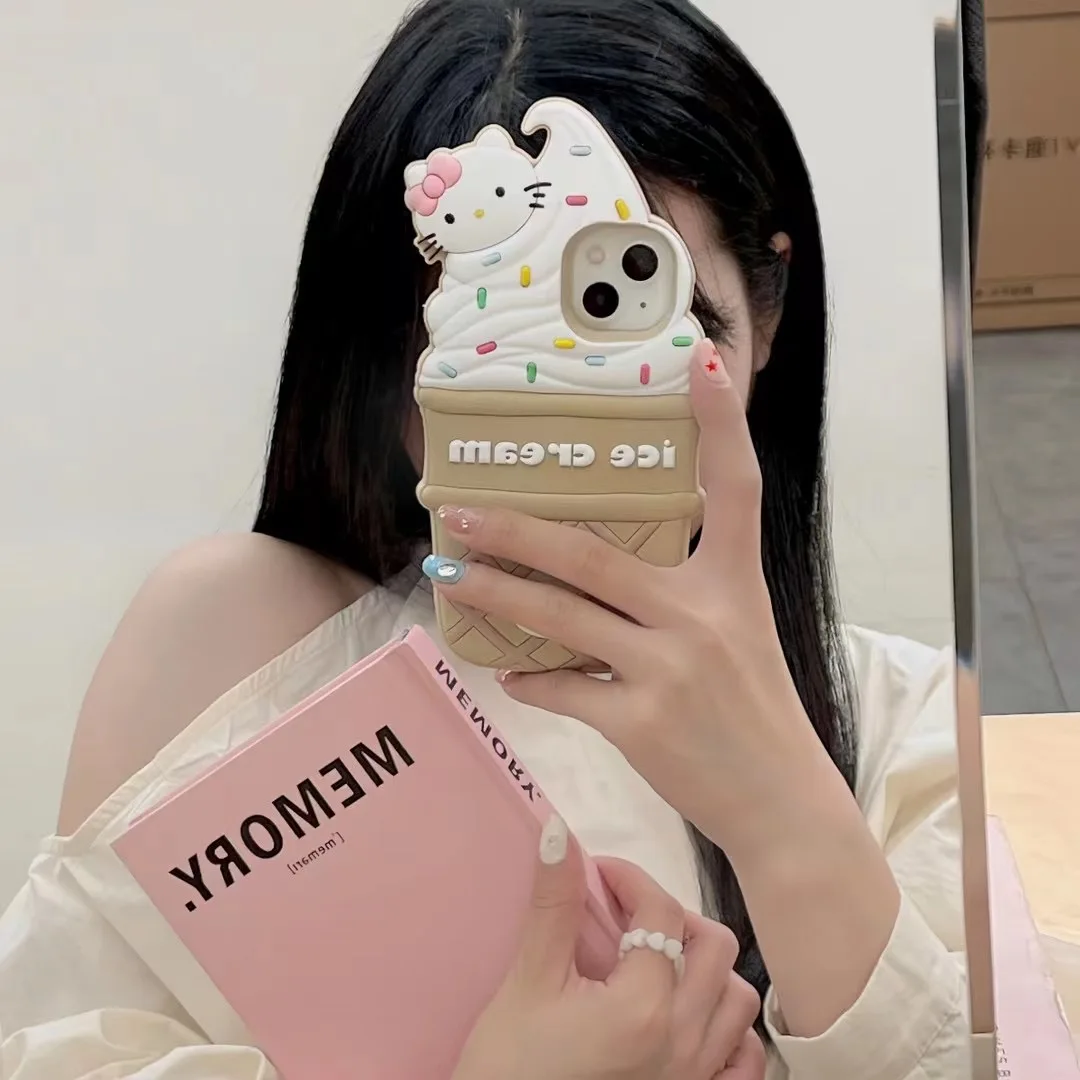3D Sanrio Hello Kitty summer ice cream cute cartoon Silicone Soft Shell Phone Cases For iPhone 14 13 12 11 Pro Max Back Cover
3D Sanrio Hello Kitty summer ice cream cute cartoon Silicone Soft Shell Phone Cases For iPhone 14 13 12 11 Pro Max Back Cover