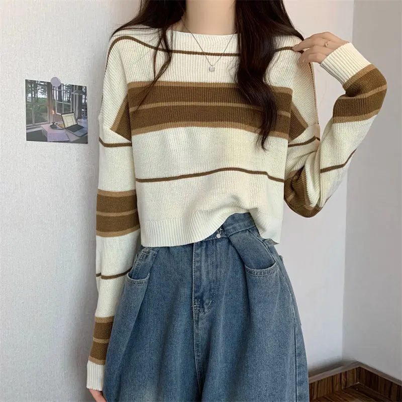 Autumn Spring Fashion Woman Casual ONeck Pullover Women's Long Sleeve Warm Slim Loose Tees Knitted Sweater Soft Fluffy
Autumn Spring Fashion Woman Casual ONeck Pullover Women's Long Sleeve Warm Slim Loose Tees Knitted Sweater Soft Fluffy