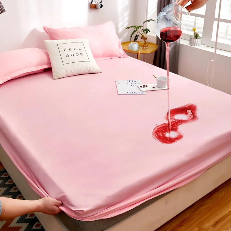 1pc Waterproof Bed Fitted Sheet Adjustable Mattress Covers Four Corners with Elastic Band Multi Size Solid Fitted Bed Sheet
1pc Waterproof Bed Fitted Sheet Adjustable Mattress Covers Four Corners with Elastic Band Multi Size Solid Fitted Bed Sheet