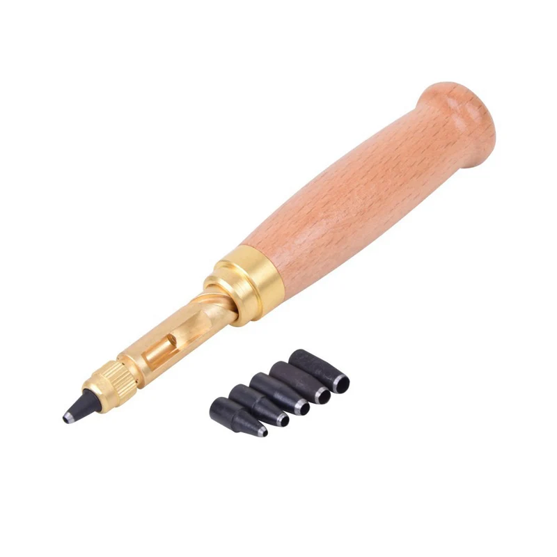 6 Tip Sizes 1.5Mm, 2Mm, 2.5Mm, 3Mm, 3.5Mm, 4Mm Screw Hole Punch/Auto Leather Tool Book Drill Craft Kit
6 Tip Sizes 1.5Mm, 2Mm, 2.5Mm, 3Mm, 3.5Mm, 4Mm Screw Hole Punch/Auto Leather Tool Book Drill Craft Kit
