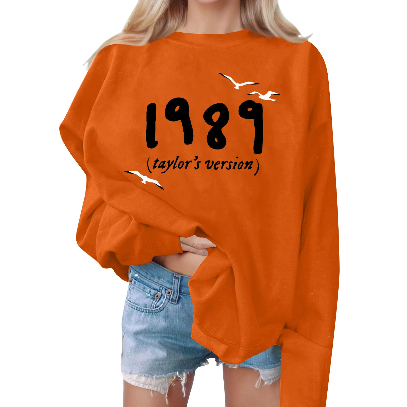 Новинка 2023, Свитшот Taylor Swift, свободные пуловеры с круглым вырезом, мужская и женская толстовка, свитер с принтом, одежда с плакатами Тейлор 
Новинка 2023, Свитшот Taylor Swift, свободные пуловеры с круглым вырезом, мужская и женская толстовка, свитер с принтом, одежда с плакатами Тейлор