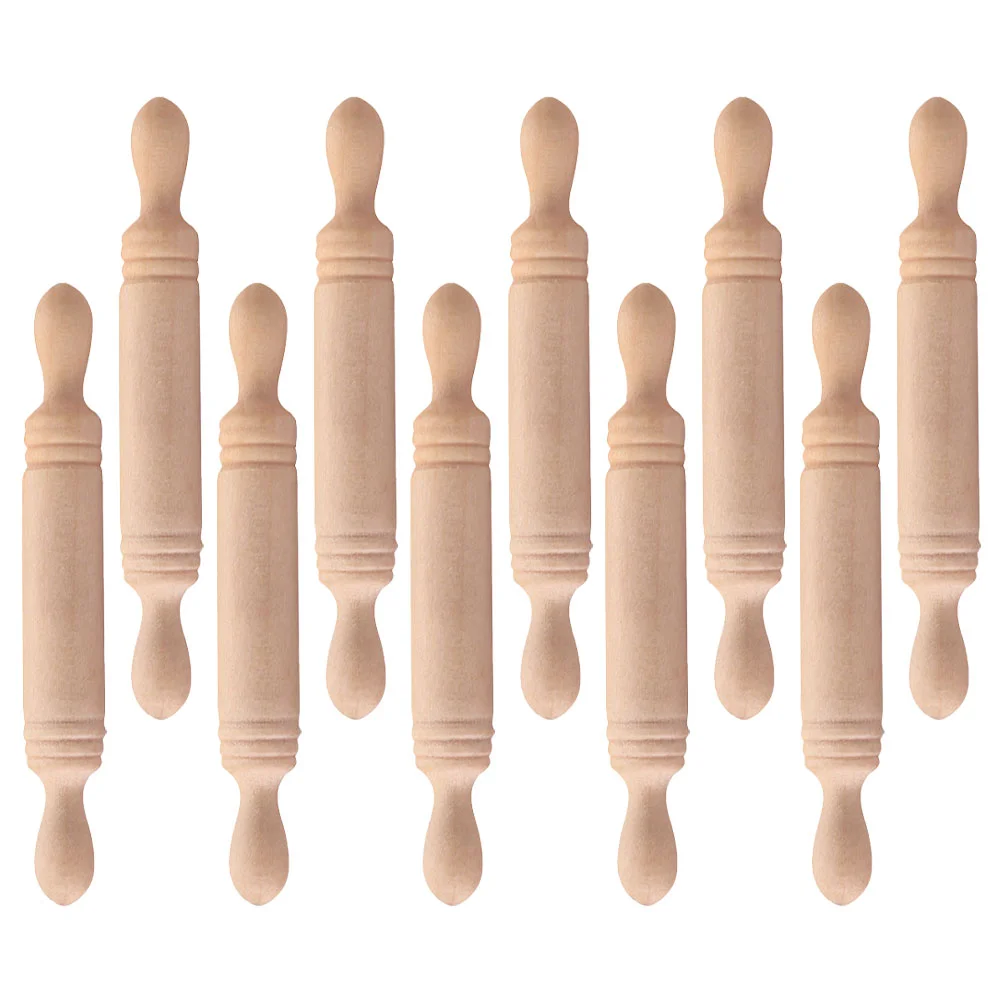 Rolling Pin Mini Wooden Roller Kids House Miniature Crafts Baking Kitchen Dough Wood Stick Supplies Scene Rollers Decoration
Rolling Pin Mini Wooden Roller Kids House Miniature Crafts Baking Kitchen Dough Wood Stick Supplies Scene Rollers Decoration
