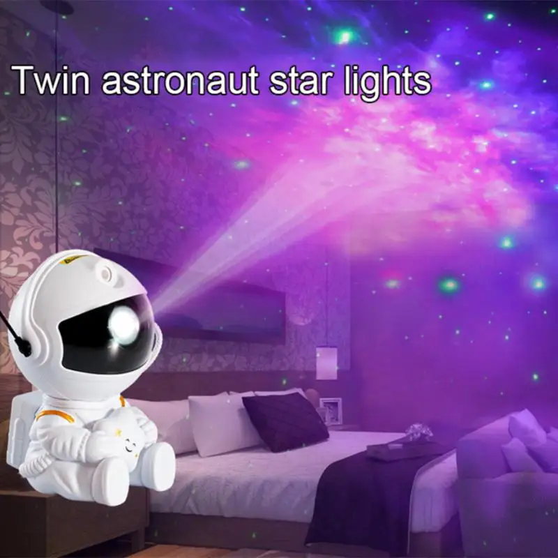 Colorful Starry Sky Galaxy Projector Nightlight Astronaut Star Sky Projection Lamp Children Sleep Romantic Laser Nebula Lamp
Colorful Starry Sky Galaxy Projector Nightlight Astronaut Star Sky Projection Lamp Children Sleep Romantic Laser Nebula Lamp