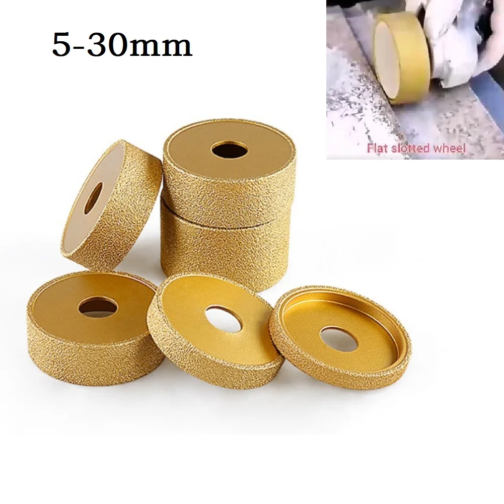 1pc Bore 20mm Dia 75mm Grinding Wheel Straight Edge Flat Grooved Dry Vacuum Brazed Diamond Grinding Wheel Abrasive Grinding Disc
1pc Bore 20mm Dia 75mm Grinding Wheel Straight Edge Flat Grooved Dry Vacuum Brazed Diamond Grinding Wheel Abrasive Grinding Disc