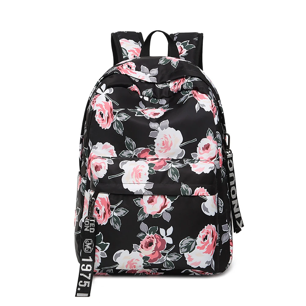 Fashion Water Resistant Nylon Women Backpack Korean Flower Printing Female School Rucksack Girls Daily College Laptop Bagpack
Fashion Water Resistant Nylon Women Backpack Korean Flower Printing Female School Rucksack Girls Daily College Laptop Bagpack