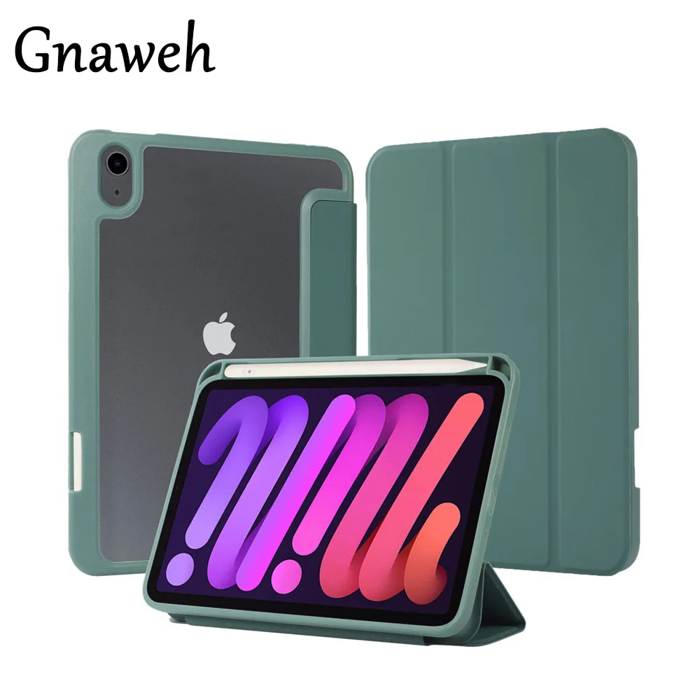 Gnaweh New Applicable iPad Mini6 Air 4 5 Pro 11inch 2018 2020 2021 Acrylic Soft Edge Case Tri-Fold Pen Slot Leather Case
Gnaweh New Applicable iPad Mini6 Air 4 5 Pro 11inch 2018 2020 2021 Acrylic Soft Edge Case Tri-Fold Pen Slot Leather Case