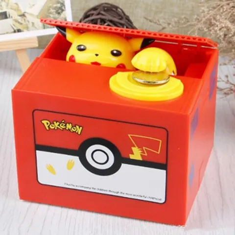 Pokemon Pikachu High Quality Electronic Money Boxs Action Figure Toys Funny Safe Box Piggy Bank Child Christmas Birthday Gift
Pokemon Pikachu High Quality Electronic Money Boxs Action Figure Toys Funny Safe Box Piggy Bank Child Christmas Birthday Gift
