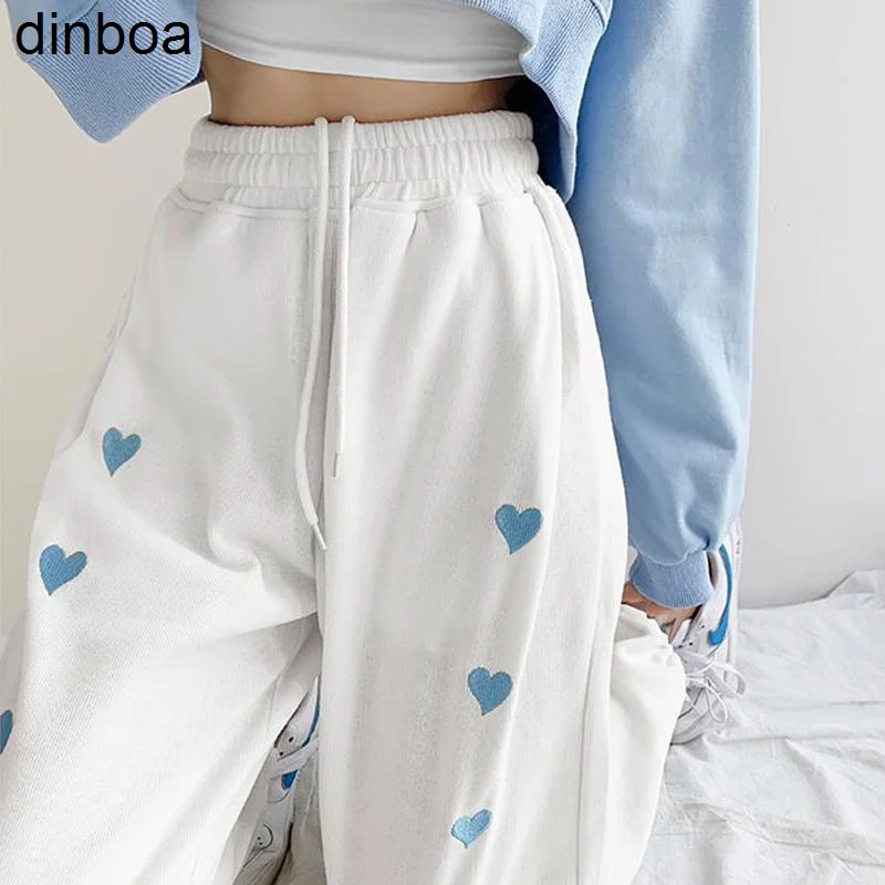 Dinboa-модные прямые брюки с высокой талией, Женские однотонные повседневные корейские брюки, свободные брюки Y2k, брюки в Корейском стиле, джог...
Dinboa-модные прямые брюки с высокой талией, Женские однотонные повседневные корейские брюки, свободные брюки Y2k, брюки в Корейском стиле, джог...