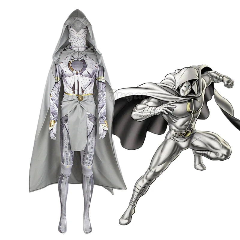 High Quality Halloween Costume Moon Soldier Knight Cosplay Costume Fancy Marc Armor Outfit Superhero Jumpsuits Cloak Headgear
High Quality Halloween Costume Moon Soldier Knight Cosplay Costume Fancy Marc Armor Outfit Superhero Jumpsuits Cloak Headgear