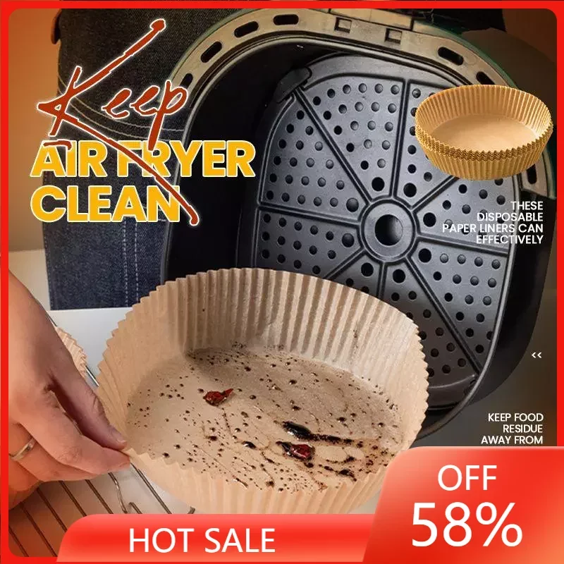50/100pcs 16/20cm Air Fryer Disposable Paper Liner Mat Oil-proof Non-Stick Mat Microwave Oven Parchment Paper kitchen Cookers
50/100pcs 16/20cm Air Fryer Disposable Paper Liner Mat Oil-proof Non-Stick Mat Microwave Oven Parchment Paper kitchen Cookers