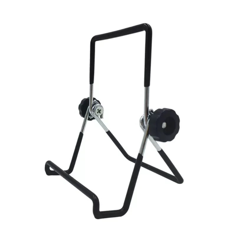 

For Cellphone Tablet PC Book Desk Support Universal Mobile Phone Holder 180° Adjustable Angle Foldable Metal Wire Stand Mount