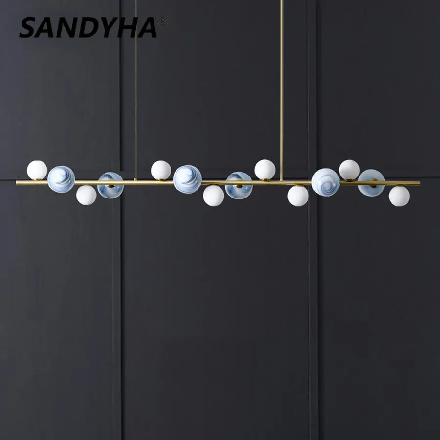 Chandelier Led Art Pendant Lamp Light Room Decor Nordic Modern G4 Living Kitchen Frosted Glass Indoor Fixtures Ceiling Hanging
Chandelier Led Art Pendant Lamp Light Room Decor Nordic Modern G4 Living Kitchen Frosted Glass Indoor Fixtures Ceiling Hanging