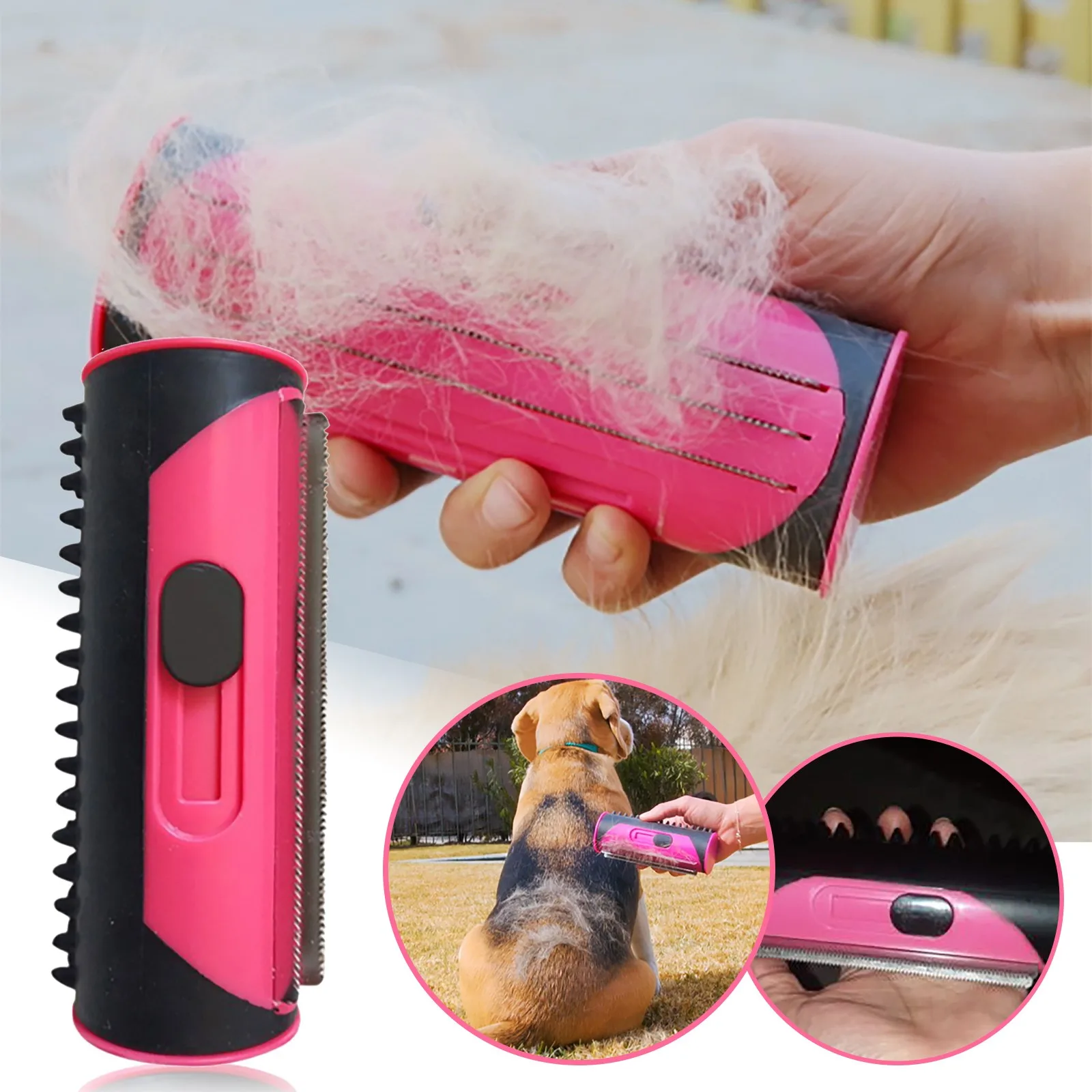 3in1 Deshedding Undercoat & Fur Brush Pet Dog Massage Comb Magic De-fluffing Comb Dog Hair Brush Cleaning Grooming Tools
3in1 Deshedding Undercoat & Fur Brush Pet Dog Massage Comb Magic De-fluffing Comb Dog Hair Brush Cleaning Grooming Tools